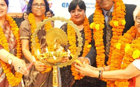 लखनऊ में अंतरराष्ट्रीय खेल ओलम्पियाड 'स्पर्धा-2026' शुरू:श्रीलंका, नेपाल, भूटान और भारत के 500 खिलाड़ियों ने विश्व शांति का संदेश दिया