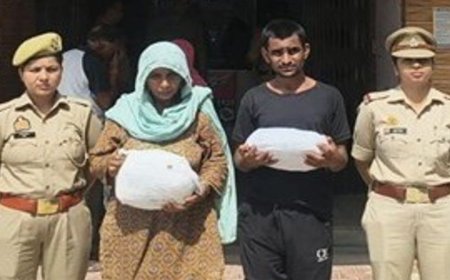 मेरठ में पोतों के साथ गांजा बेच रही महिला अरेस्ट:2.7 किलोग्राम गांजा बरामद, स्कूली बच्चों को नशे की ओर धकेलने का आरोप