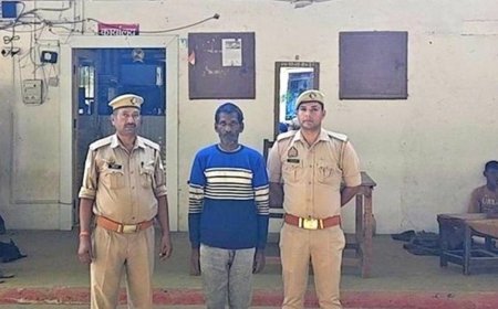 8 साल की बच्ची से दुष्कर्म का आरोपी गिरफ्तार:सीतापुर पुलिस ने शाहजहांपुर बॉर्डर से पकड़ा, टॉफी का लालच देकर की थी वारदात