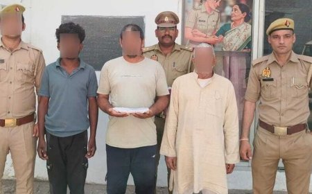 खुद पर गोली चलवाकर दर्ज कराया था मुकदमा:बुलंदशहर में साजिश रचने वाले पिता-पुत्र समेत तीन गिरफ्तार