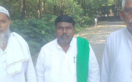 यमुना सीमा विवाद और भूमाफिया पर भाकियू ने ज्ञापन सौंपा:बागपत में समाधान न होने पर आंदोलन की चेतावनी, कार्रवाई की मांग