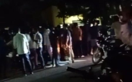 वाहन की टक्कर से बाइक सवार युवक की मौत:देवरिया में भट्ठा चौराहे के पास हुआ हादसा, जांच जारी