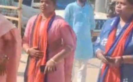 अनुप्रिया पटेल ने किया मतदान:मिर्जापुर में बोलीं- 2027 में NDA की हैट्रिक लगेगी, तीसरी बार बनेगी सरकार