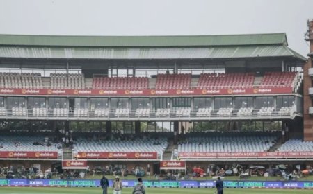 बारिश और बोलैंड ने साउथ अफ्रीका को दबाव में डाला:ऑस्ट्रेलिया के खिलाफ 2 विकेट गिरे; पहले दिन 12.2 ओवर का खेल हो सका