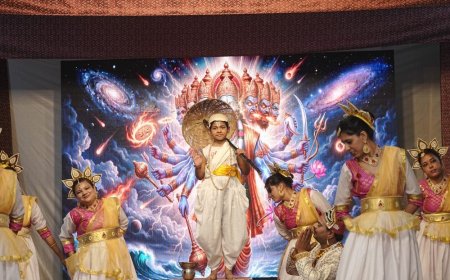 सहारनपुर में दशावतार नृत्य-नाटिका का मंचन:कलाकारों ने प्रसंगों का मंचन कर अधर्म के विनाश का संदेश दिया
