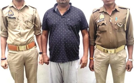 मिर्जापुर में 25 हजार का इनामी गांजा तस्कर गिरफ्तार:10.1 किलो गांजा और 11 हजार रुपए मिले; मथुरा, गाजियाबाद समेत कई जिलों में दर्ज हैं मुकदमे