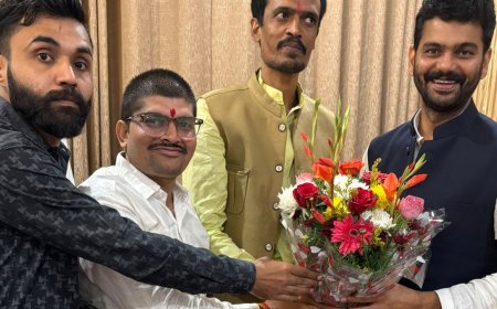 भाजपा युवा मोर्चा का स्वागत:हर्षवर्धन सिंह ने नई जिम्मेदारी मिलने पर पार्टी नेतृत्व के प्रति जताया आभार