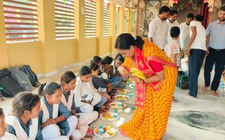 मां ज्वाला देवी मंदिर में भंडारा:पतारा में कन्या भोज के साथ भंडारे का शुभारंभ, श्रद्धालुओं ने ग्रहण किया प्रसाद