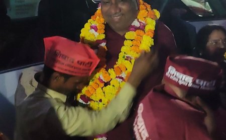 संजय निषाद बोले- दिल्ली आंदोलन को विदेशी फंडिंग मिल रही:हाथरस में कहा- चुनाव में भाजपा के साथ रहेगी पार्टी