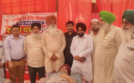 किसान मेले में रक्तदान शिविर:रेड क्रॉस सोसाइटी की मानवीय पहल, 84 लोगों ने रक्तदान किया