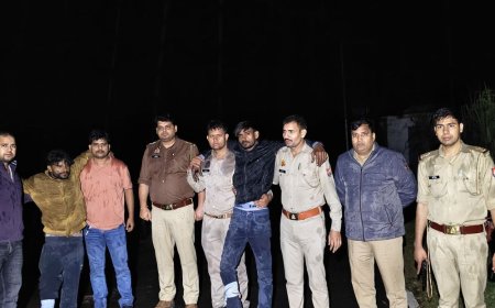 कुख्यात सरिया गैंग लीडर कलीम बिहारी की पुलिस से मुठभेड़:मुज़फ़्फ़रनगर में अल सुबह एनकाउंटर में दो बदमाशों को लगी गोली, रजिस्टर्ड गैंग के चार सदस्य गिरफ्तार