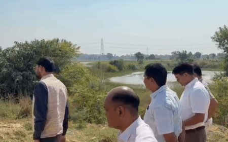 नवंबर में CM करेंगे ताल रिंग रोड का लोकार्पण:GDA उपाध्यक्ष ने निरीक्षण किया; जल्द काम पूरा करने को कहा