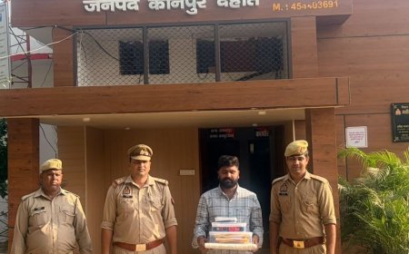 सरकारी नौकरी के नाम पर ठगी का आरोपी गिरफ्तार:कानपुर देहात में फर्जी आधार कार्ड और नियुक्ति पत्र बनाकर लाखों ठगा था