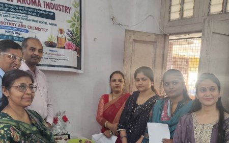 कानपुर कॉलेज में मैनेजमेंट डेवलपमेंट प्रोग्राम:अरोमा उद्योग और स्वरोजगार पर चर्चा, आईपीआर पेटेंट की मिली जानकारी