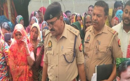 सुल्तानपुर में टाइल्स लगाने वाले मजदूर की मौत:परिजनों ने अंतिम संस्कार से किया इनकार, सीओ के आश्वासन पर माने