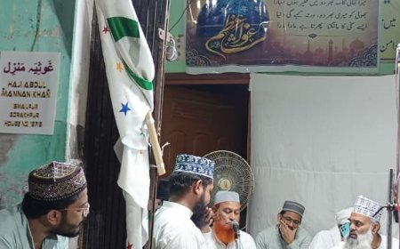 इस्माइलपुर में जश्ने गौसे आजम:जरूरतमंदों की मदद और दूसरों के हक का ख्याल रखने की अपील