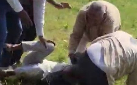 विकास कार्यों की जांच दौरान मारपीट मामले में मुकदमा दर्ज:कुशीनगर में दो वीडियो सामने आए, पुलिस ने दोनों पक्षों पर केस दर्ज किया, जांच में जुटी