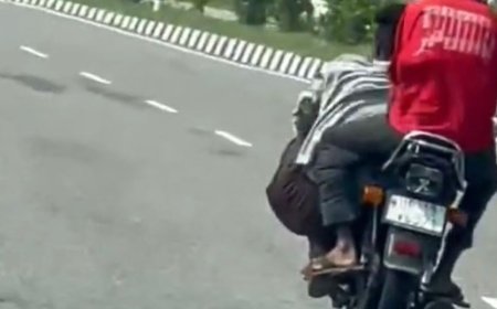 नेशनल हाईवे पर बिना हेलमेट बाइक दौड़ाते युवकों का वीडियो:रील बनाने के जुनून में जान जोखिम में डाली, पुलिस से कार्रवाई की मांग