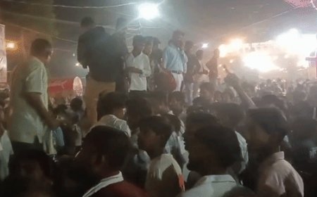 कानपुर में मेले में फटा सिलेंडर, बच्ची समेत 6 घायल:रावण दहन से पहले हुआ तेज धमाका, गुब्बारा बेचने वाले की हालत नाजुक