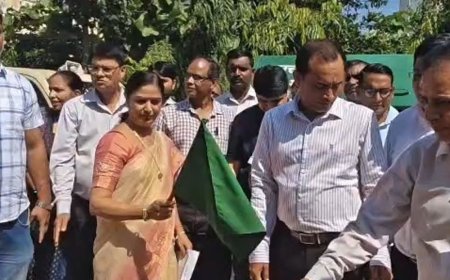 अमरोहा में संचारी रोग नियंत्रण अभियान शुरू:प्रचार गाड़ियों को हरी झंडी दिखाई, 1 से 31 अक्टूबर तक चलेगा अभियान