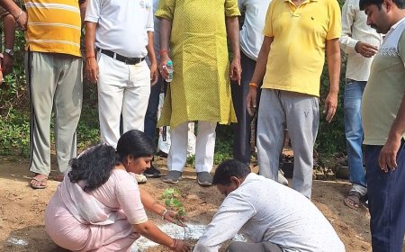 गाजीपुर में नवापुरा-घाट पर गंदगी साफ कर 20 पौधे लगाए:भाजपा नेताओं ने नगर पालिका कर्मचारियों के साथ किया श्रमदान, लोगों से की अपील