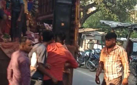 फतेहपुर में नवरात्र विसर्जन के दौरान ओवरटेक पर विवाद:दबंगों ने युवकों को पीटा, वीडियो बना रहे युवक का मोबाइल भी तोड़ा
