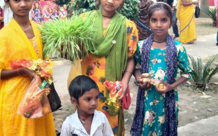 हमीरपुर में रामनवमी का पर्व धूमधाम से मना:देवी मंदिरों में उमड़ी श्रद्धालुओं की भीड़, जगह-जगह हुए कन्या भोज और भंडारे