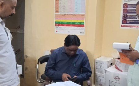 चिकित्सा अधिकारी डॉ. शशांक शांडिल कई दिनों से अनुपस्थित:मुख्य चिकित्सा अधिकारी ने वेतन रोकने के निर्देश दिए, साफ-सफाई संतोषजनक मिली