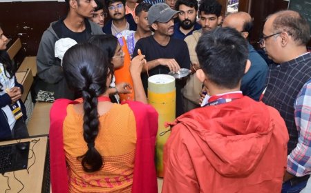 तेज बारिश से रॉकेट्री ट्रायल टला, कल होगा शुभारंभ:कुशीनगर के पिपराघाट में होना था कार्यक्रम, 76 टीमों के बच्चों ने किया रिव्यू
