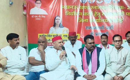 सपा सांसद बोले-मुख्य चुनाव आयुक्त सिर्फ भाजपा की सुनते हैं:इस्तीफा दें, एसपी सिंह का दावा- भाजपा के 80 विधायक सपा के संपर्क में