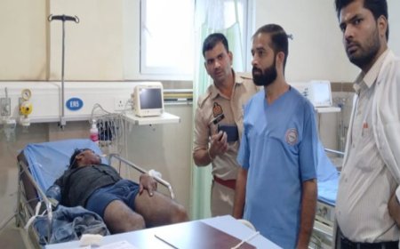 वृंदावन में चौथी मंजिल की बाउंड्री टूटकर गिरी:महिला मजदूर की मौत, युवक घायल; री-कंस्ट्रक्शन के दौरान हुआ हादसा