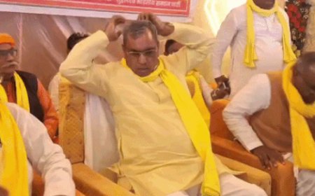 आजमगढ़ में बोले सरकार के मंत्री ओमप्रकाश राजभर:29 नवंबर को आयोजित की जाएगी महारैली, SIR को लेकर विपक्ष पर बोला जमकर हमला