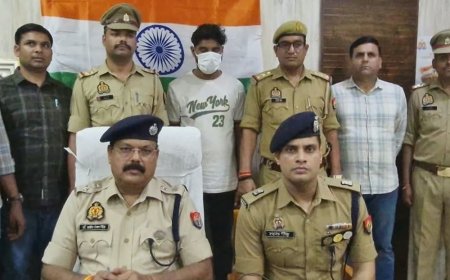 नोएडा में पुलिस मुठभेड़, चोरी करने वाले दो गिरफ्तार:एक बदमाश के पैर में लगी गोली, ढाई लाख का माल बरामद