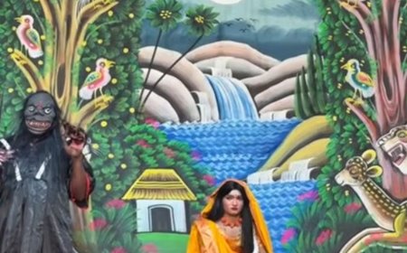 रामलीला में ऐतिहासिक प्रसंगों का मंचन:राम-सुग्रीव मिलन के बाद सुग्रीव बने राजा, रामलीला में दिखे कई प्रसंग