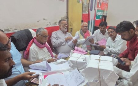 एमएलसी चुनाव में हर वोटर तक पर्ची पहुंचा रहे सपाई:डॉ. मानसिंह के समर्थन में घर-घर पहुंच रहे कार्यकर्ता, 23 अक्टूबर को मतदान