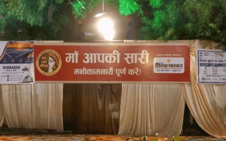 दैनिक भास्कर ने प्लास्टिक न इस्तेमाल किए जाने अपील की:कानपुर में नवदुर्गा पंडाल में भक्तों को जूट के बैग किए वितरित