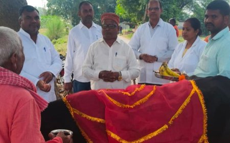 मनियापार मोहरा में पशु आरोग्य मेला:निशुल्क उपचार व दवा वितरण, कृत्रिम गर्भाधान टीकाकरण संबंधी मिली जानकारी