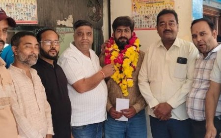 फिरोजाबाद में हिमांशु को मिली युवक कांग्रेस संगठन में जिम्मेदारी:पार्टी कार्यकर्ताओं ने किया स्वागत, बोले-युवाओं को जोड़ने पर जोर