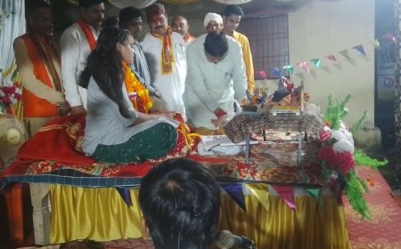 गोंडा में श्रीराम कथा आयोजित:धर्म-अध्यात्म से जोड़ना, एकता, भाईचारे और सामाजिक सौहार्द को बढ़ावा देना उद्देश्य