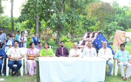 गोरखपुर विश्वविद्यालय रोवर्स-रेंजर्स शिविर:नवप्रवेशी छात्र-छात्राओं को मिला प्रशिक्षण, नेतृत्व और सेवा भावना पर जोर