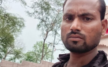 हमीरपुर में सड़क किनारे खाई में मिला युवक का शव:गिरवर गांव के पास की घटना; राठ से घर लौट रहा था; बाइक भी पड़ी मिली