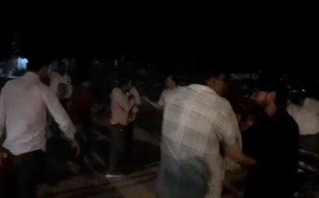 मथुरा में ब्रजरज उत्सव में पार्किंग संचालकों में मारपीट:2 पक्षों में चले लात-घूंसे और डंडे, वर्चस्व को लेकर भिड़े
