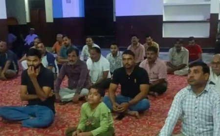 कुरारा में आरएसएस का कार्यक्रम:शरद पूर्णिमा संग मनाई वाल्मीकि जयंती, सामाजिक समरसता का दिया संदेश