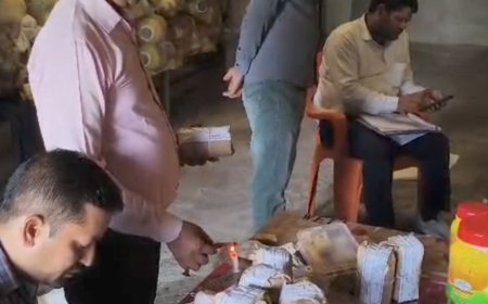 बुलंदशहर में जैन ग्रुप के प्रतिष्ठान पर छापा:216 लीटर वेजिटेबल फैट सीज, खाद्य विभाग की टीम ने 3 ब्रांडों के नमूने लिए
