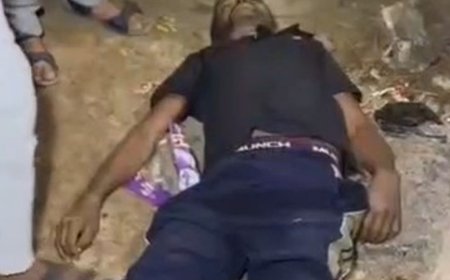 पीलीभीत में युवक का शव सड़क किनारे मिला:भाई ने भतीजे पर लकड़ी की फंटी से हत्या का लगाया आरोप, पुलिस बोली- चोट के निशान नहीं मिले