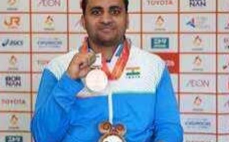 भारत को पैरा एशियन गेम्स में 10वां गोल्ड:आयुष वर्मा ने शॉटपुट F53 में सोना जीता, आज तीन मेडल आए