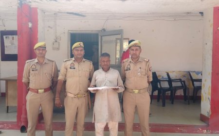 भतीजे पर बांके से हमला करने वाला आरोपी गिरफ्तार:पति-पत्नी के विवाद में बीच-बचाव करने पर किया था हमला, जेल भेजा