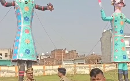 बुलंदशहर प्रशासन दशहरा-रामलीला की तैयारियों में जुटा:शाम 6 बजे होगा रावण दहन, डीएम-एसएसपी ने सुरक्षा और सुविधाओं के दिए निर्देश