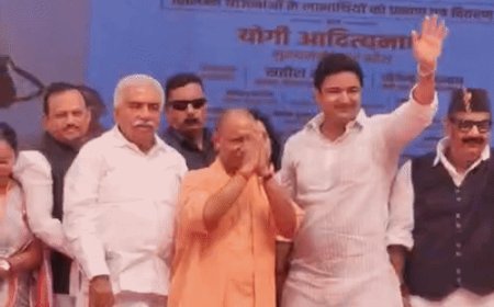 कानपुर से योगी का यूपी के लिए संदेश:वाल्मीकि जयंती पर बाबा साहब आंबेडकर, संत रविदास और काशीराम को याद किया, दलित वोटरों पर फोकस