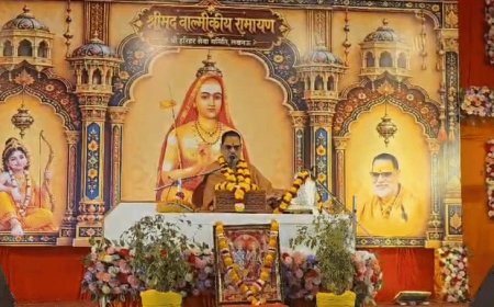 स्वामी चिदम्बरानन्द- रामायण जीवन के चारों पुरुषार्थों की संहिता:बोले- धर्म और मोक्ष को भुलाकर अर्थ-काम को लक्ष्य मानना गलत